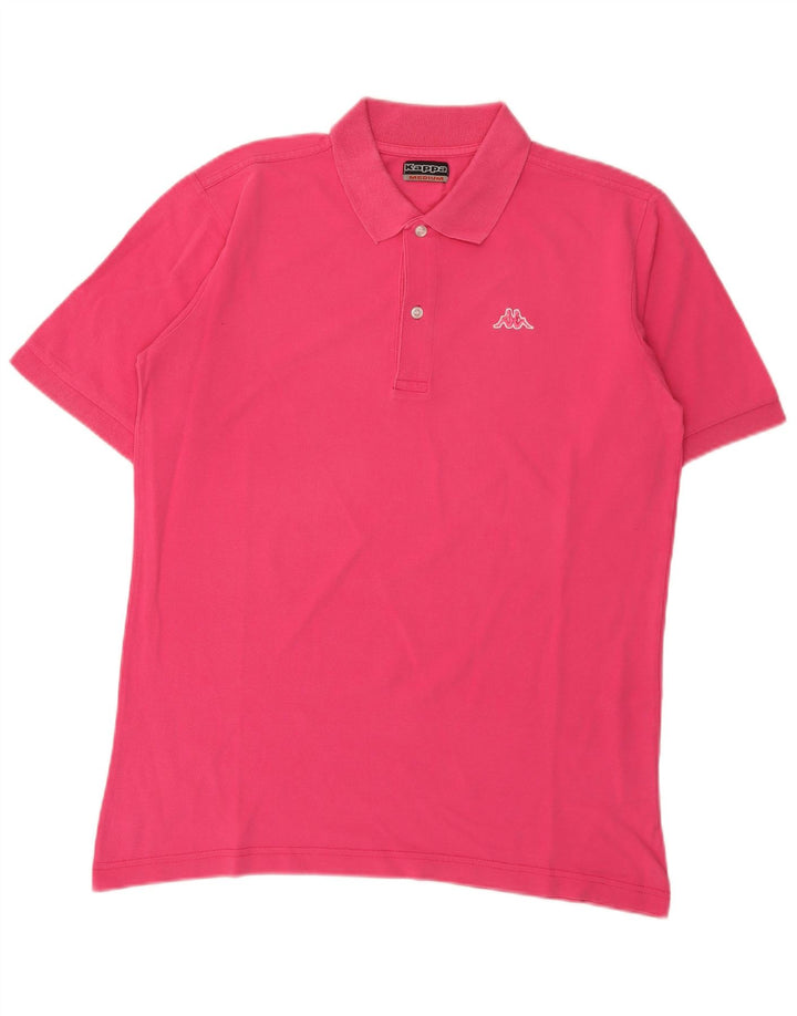 KAPPA Poloshirt til mænd Medium Pink Bomuld