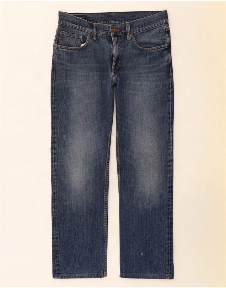 Tommy Hilfiger Vaqueros recortados para hombre W32 L26 Azul