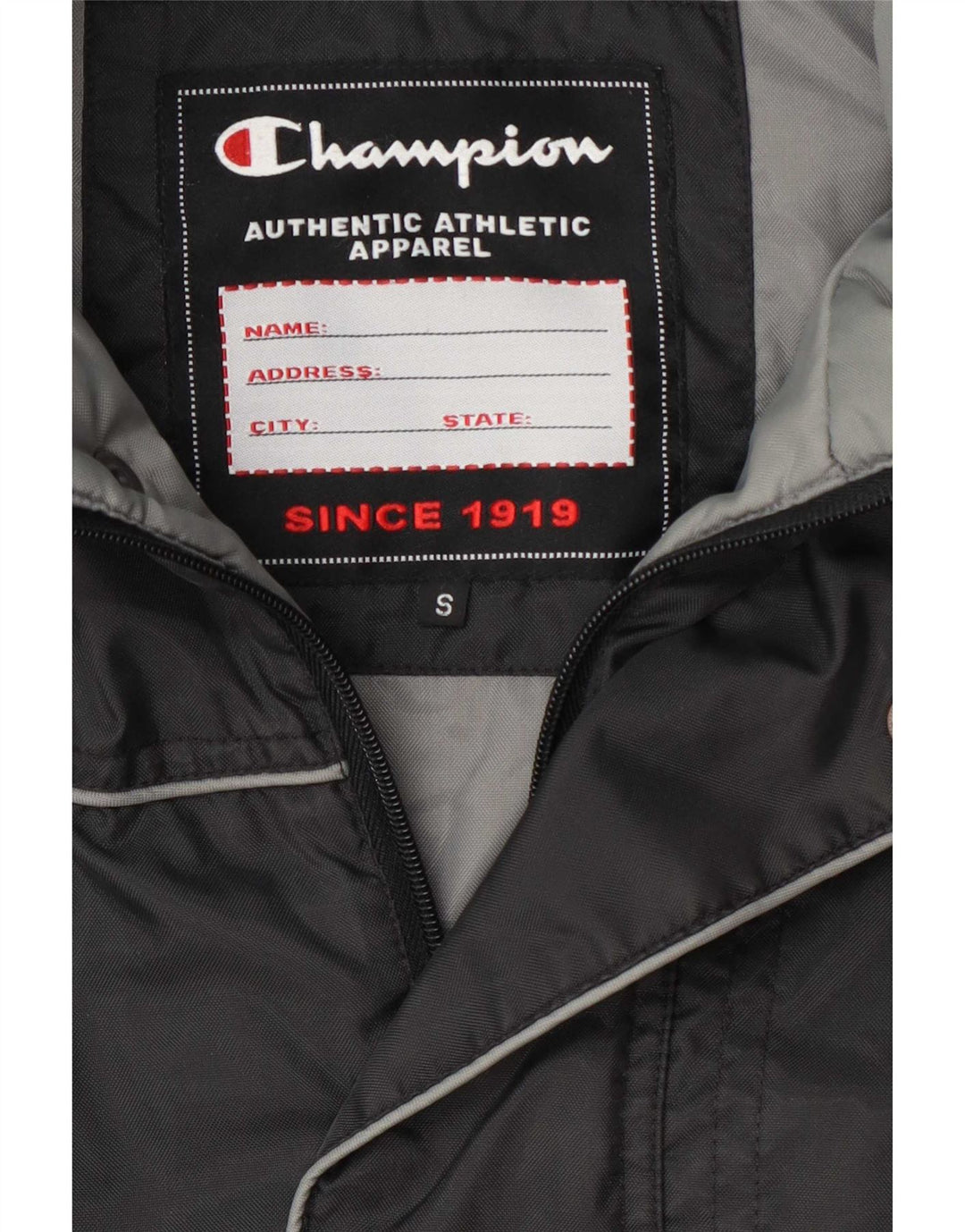 Champion Herre Windbreaker Jacket UK 36 Small Navy Blue