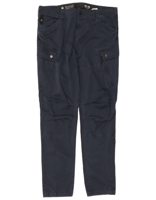 G-Star Mens Slim Cargo nadrág W38 L36 sötétkék pamut