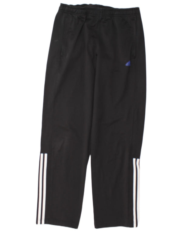 Adidas Mens Tracksuit Trousers Medium Black Polyester