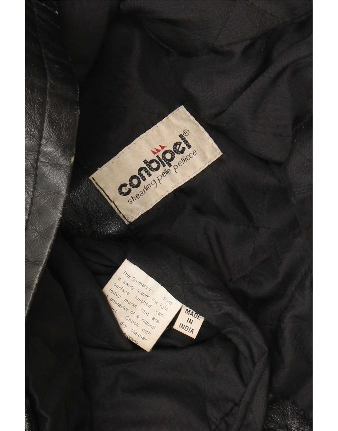 Giacca in pelle da uomo Conbipel UK 40 grande nera