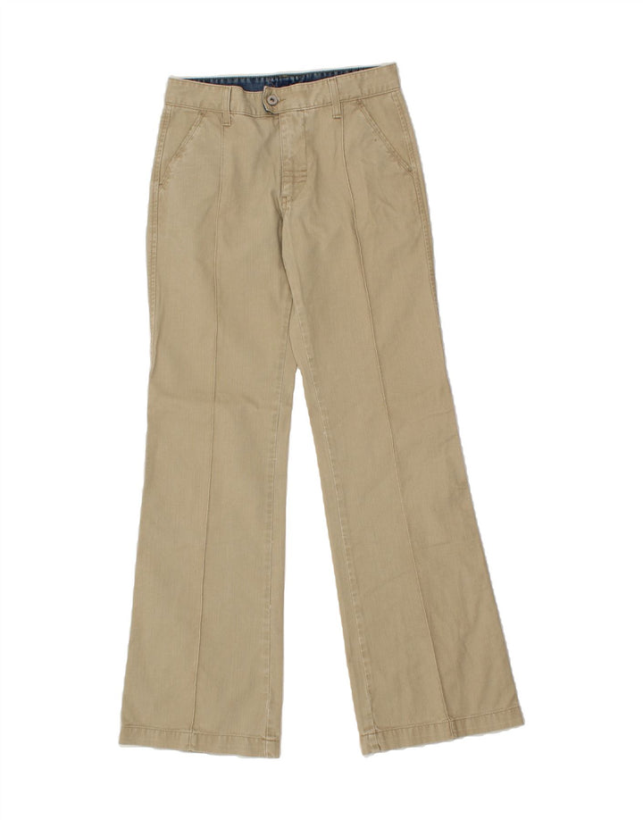 MELTIN' POT Womens Bootcut Chino Trousers W30 L33 Beige Cotton Vintage Meltin' Pot and Second-Hand Meltin' Pot from Messina Hembry 