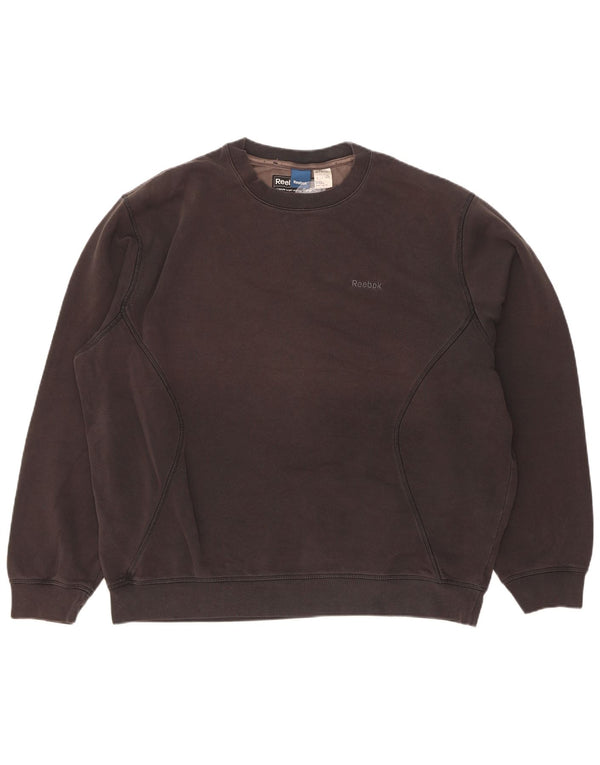 Felpa Reebok da uomo Jumper XL in cotone nero