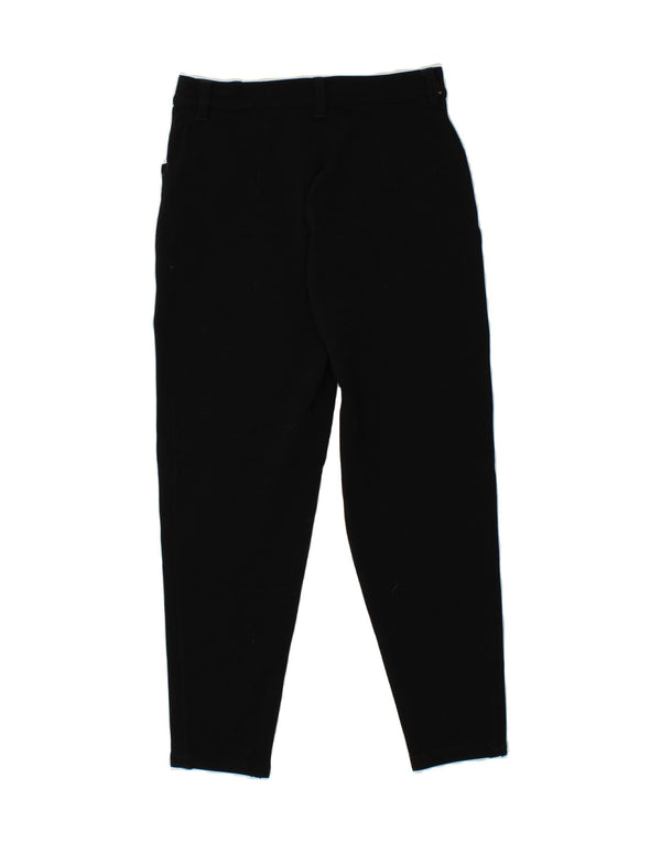 BLUMARINE Womens Tapered Casual Trousers IT 46 Large W28 L27 Black