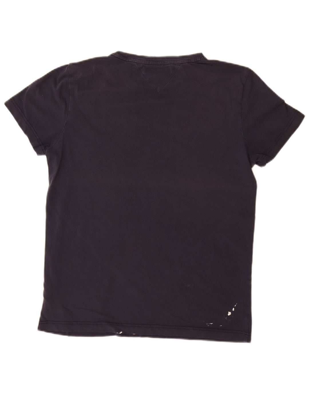 TOMMY HILFIGER Mens T-Shirt Top Medium Navy Blue Cotton