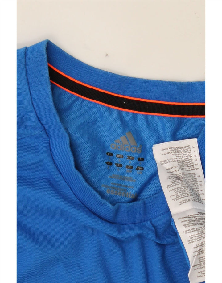 ADIDAS Mens T-Shirt Top Large Blue Cotton Vintage Adidas and Second-Hand Adidas from Messina Hembry 