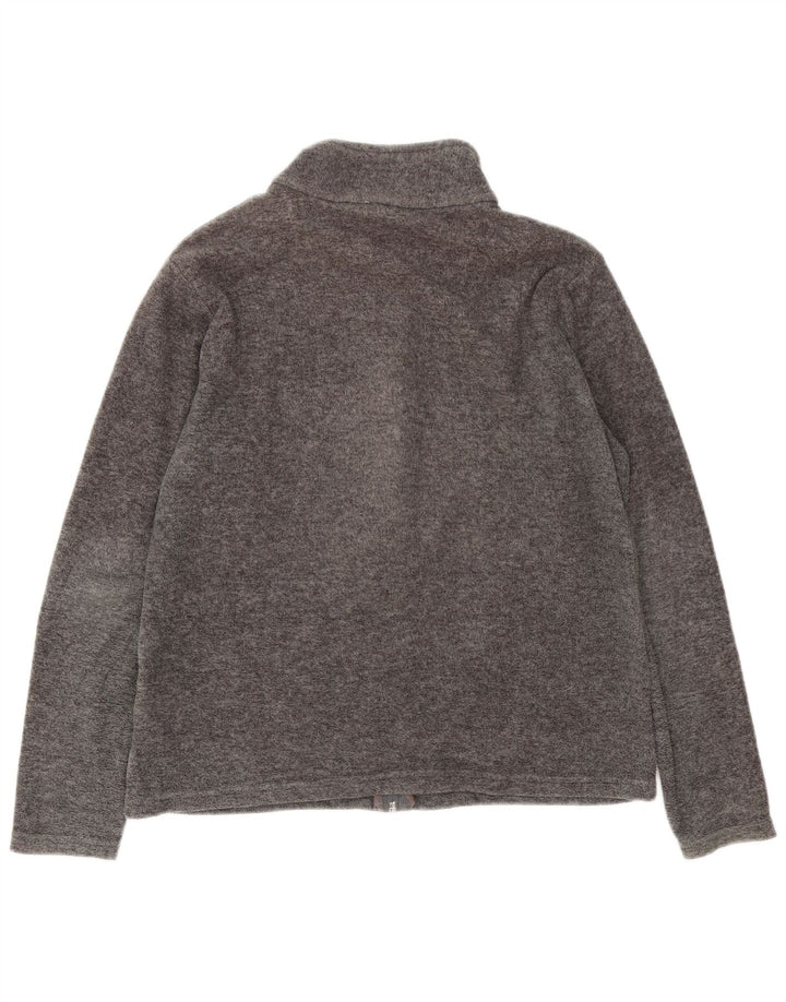 Giacca in pile da donna Marks & Spencer UK 16 grande poliestere grigio