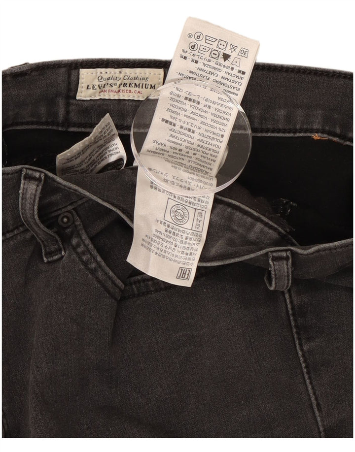 Levi's Womens 314 Shaping Straight Jeans  W32 L30 Black Cotton