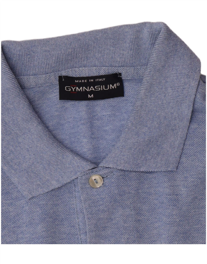 Polo da uomo a maniche corte Gymnasium blu medio