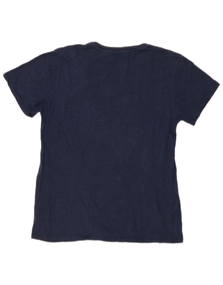 Levi's Mens Graphic T-Shirt Top Large Navy Blue Cotton