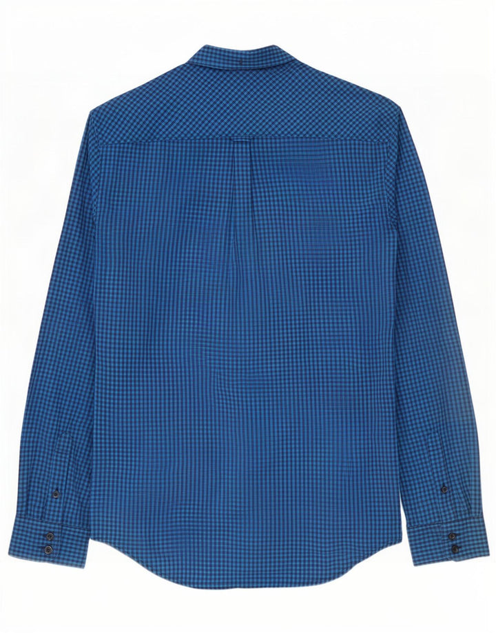 Ανδρικό πουκάμισο Ben Sherman Μικρό μπλε βαμβακερό Gingham