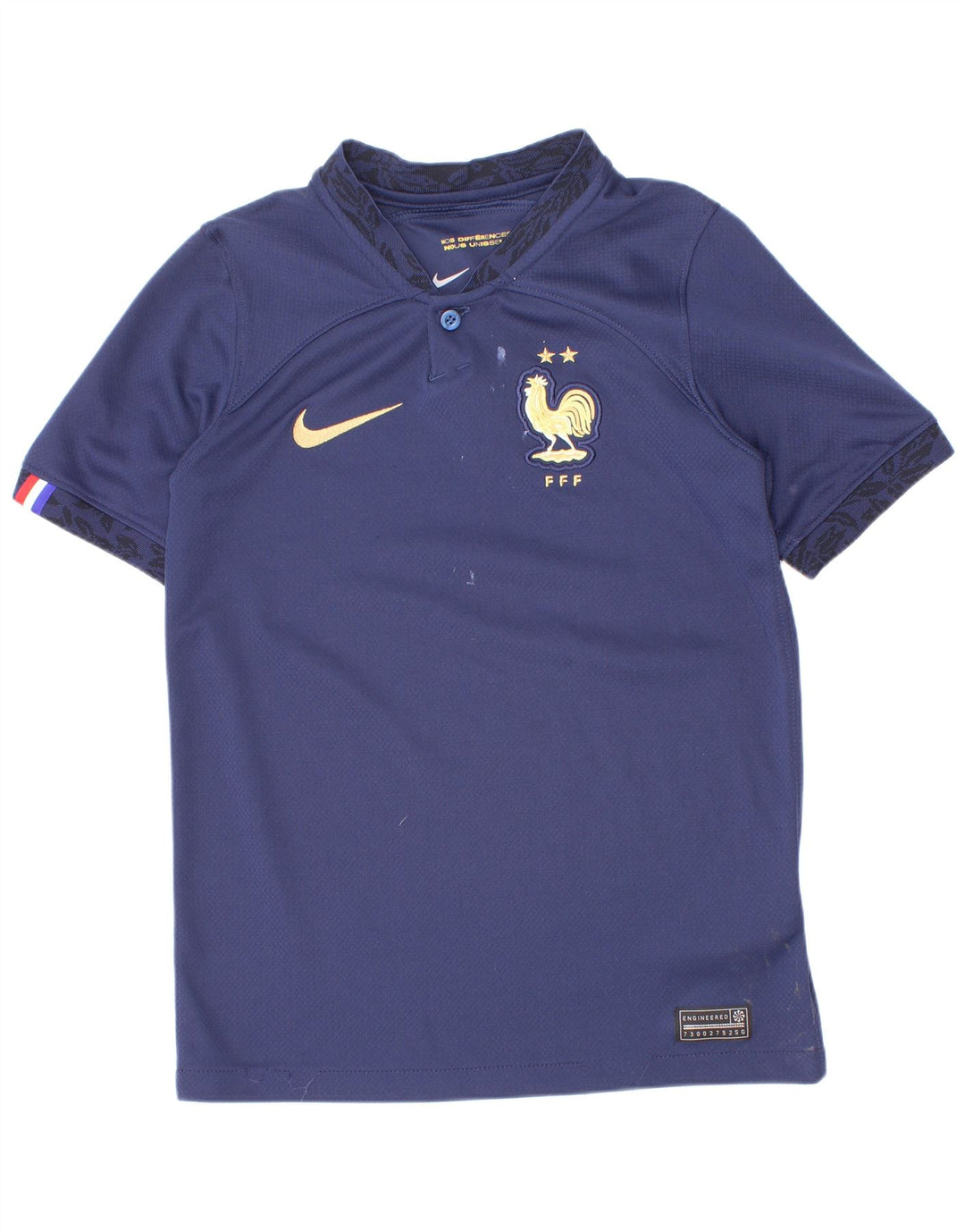 Nike Boys T-Shirt Top 8-9 år Lille marineblå