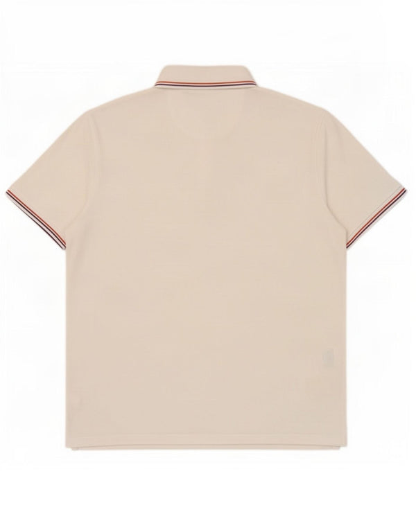 Camisa polo masculina Lee Regular Fit XL algodão branco