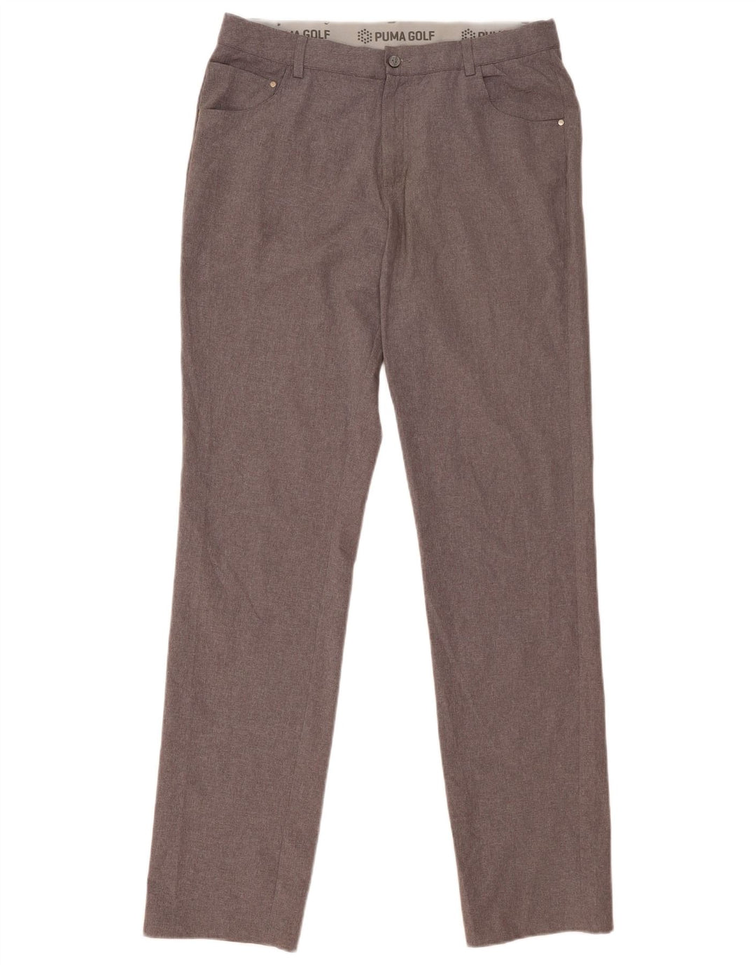 Puma Herren Slim Freizeithose W34 L36 Grau Polyester