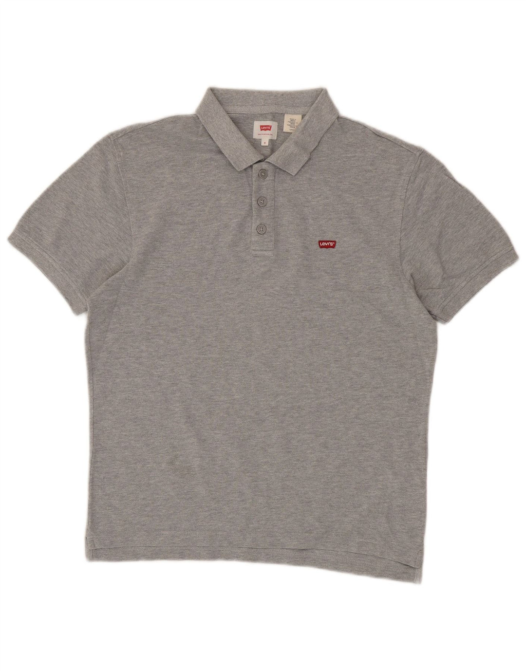 Polo uomo LEVI'S piccola in cotone grigio