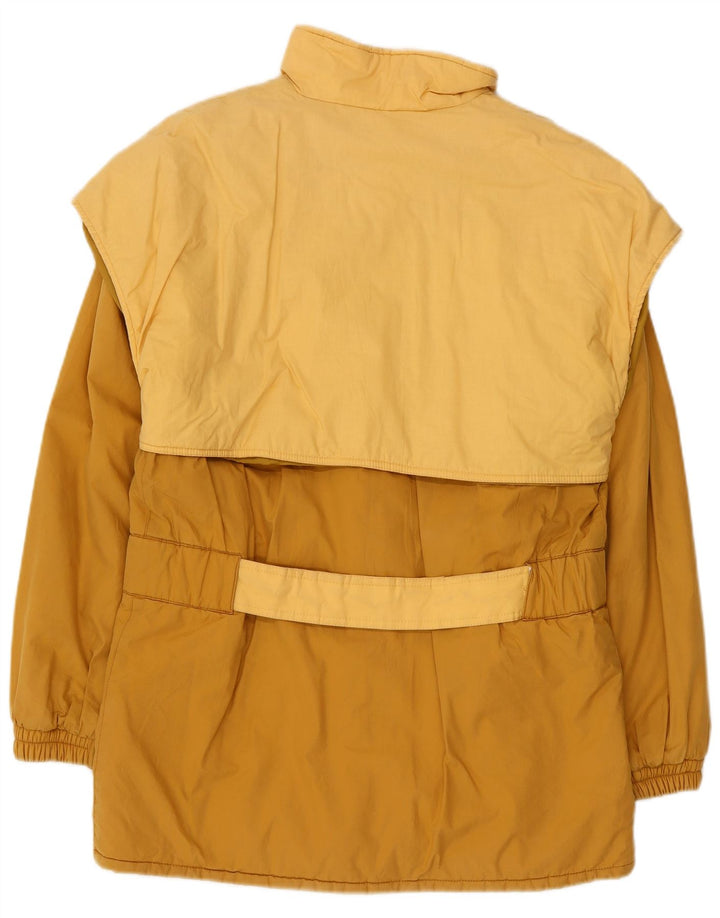 Belfe & Belfe Damen Skijacke IT 48 XL Gelbe Colourblock-Baumwolle