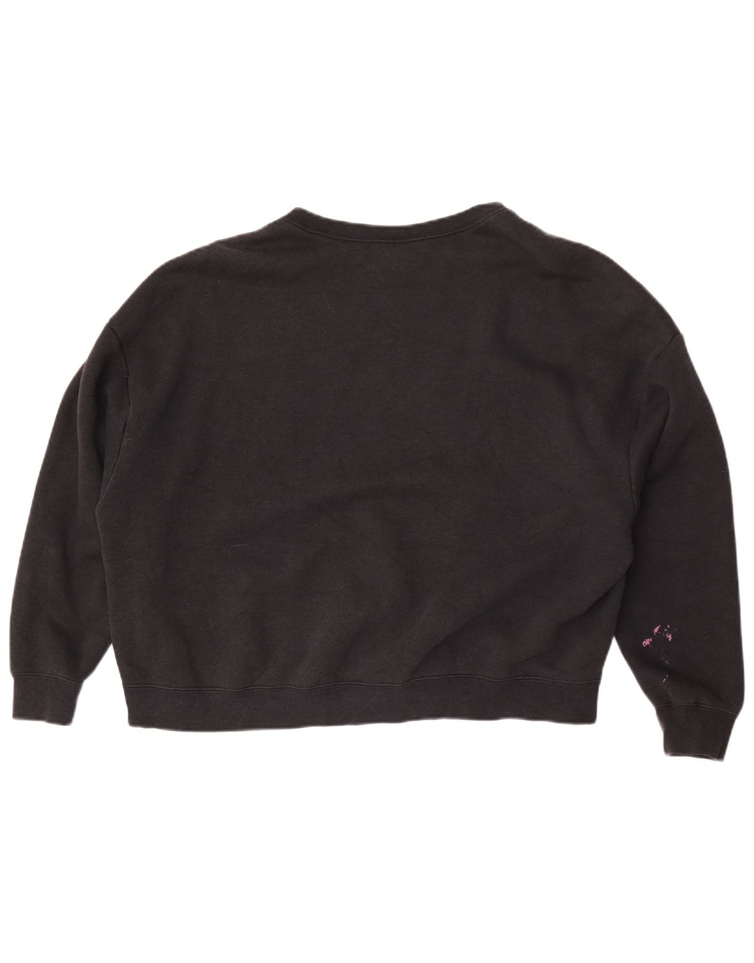 Nike Womens Air Graphic Oversized Sweatshirt Jumper UK 16 Large Black