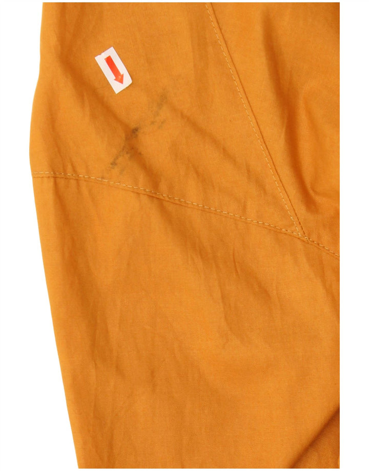 Vintage Mens Bomber Jacket UK 42 XL Orange Cotton