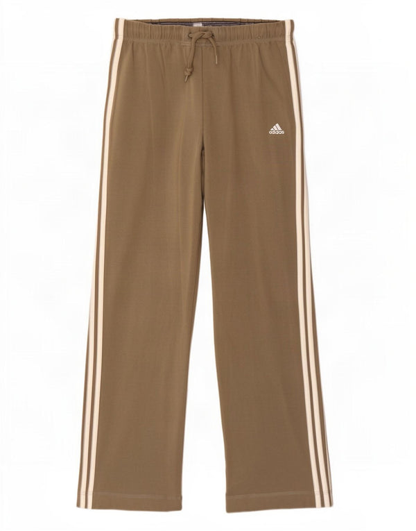 Adidas Pantalones de chándal para mujer UK 12 Medium Khaki Cotton