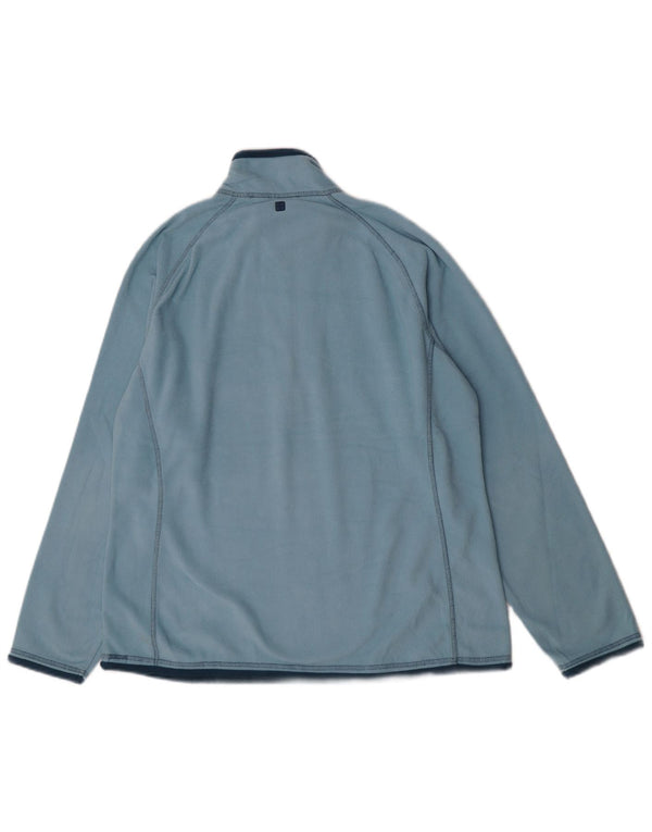 Damski sweter polarowy Mountain Warehouse z zamkiem błyskawicznym, UK 18 XL, niebieski, sportowy