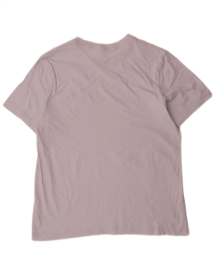 Nike Mens T-Shirt Top Large Purple Cotton