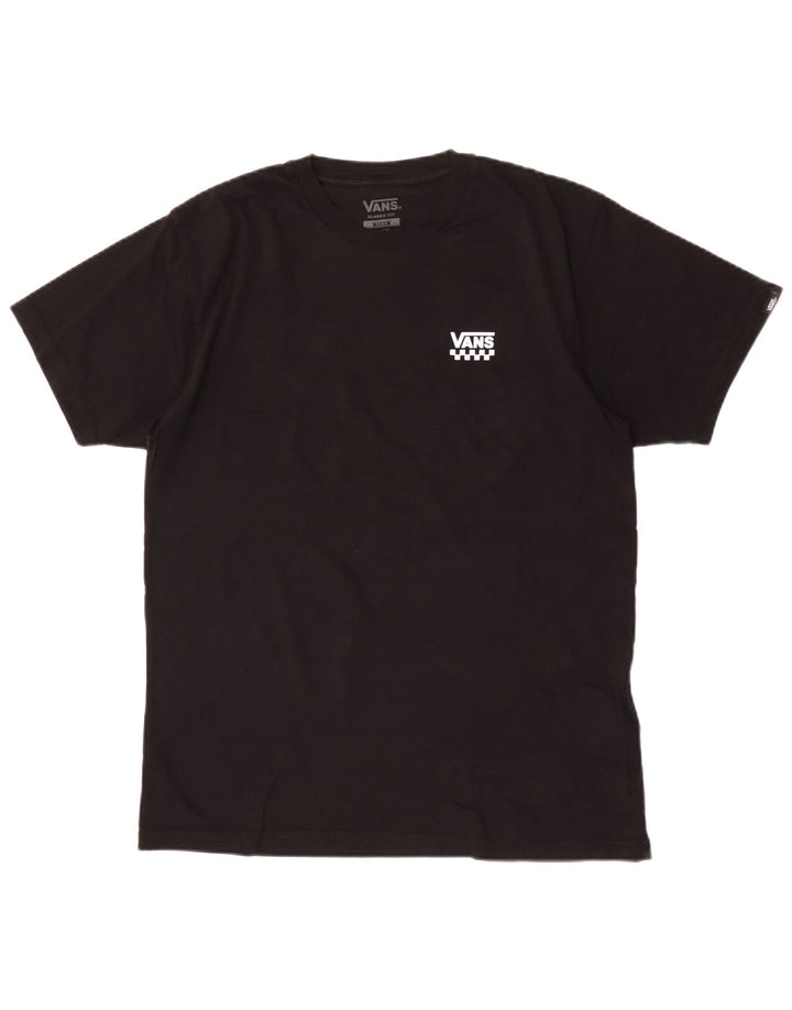 Vans Herre Classic Fit T-Shirt Top Medium Sort Bomuld