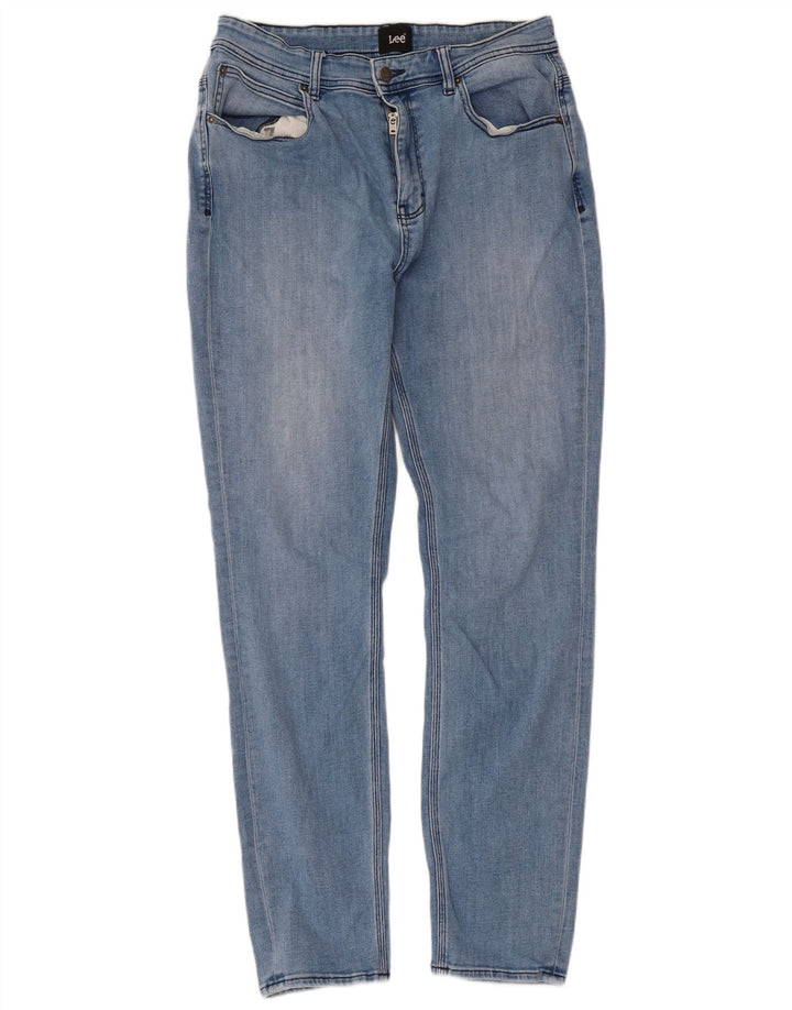 Lee Womens Slim Jeans W34 L30 Blue Cotton