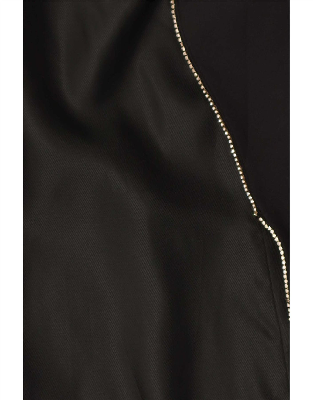 Zara Mujer Abrigo Sin Mangas UK 10 Small Poliéster Negro