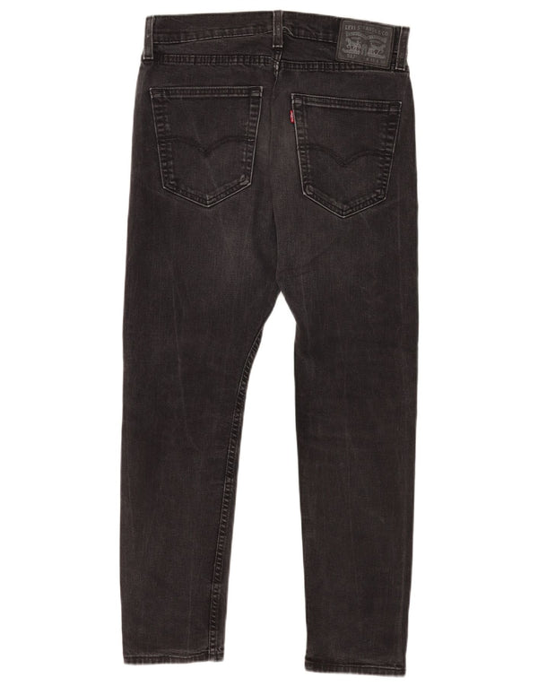 Levi's Mens 512 karcsú kúpos farmer W31 L27 fekete pamut