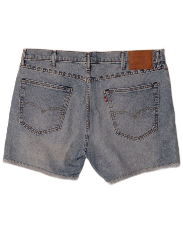 Pantaloncini di jeans Levi's 412 da uomo W38 XL in cotone blu