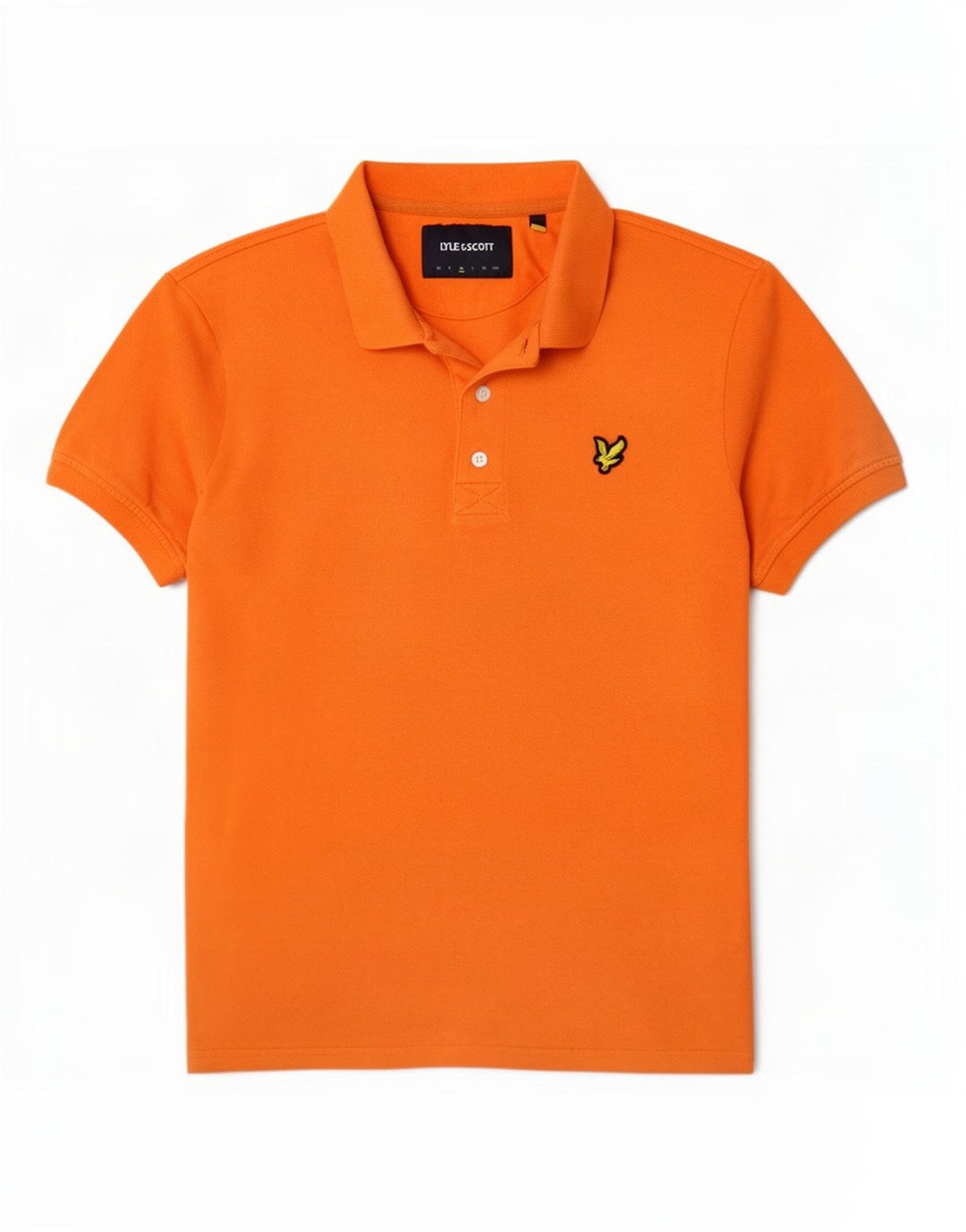 Lyle & Scott muška polo majica srednje narančaste pamučne boje