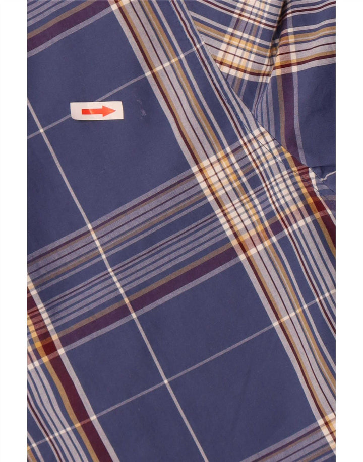 Camicia da uomo Regular Fit Tommy Hilfiger, cotone a quadri blu grandi