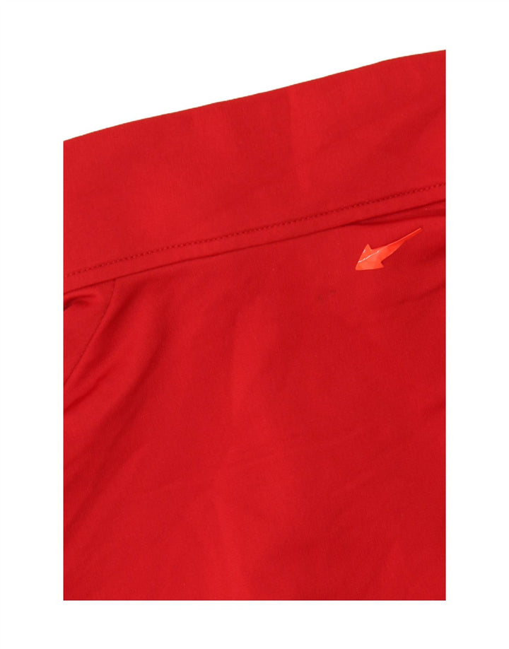 ADIDAS Boys Tracksuit Top Jacket 15-16 Years Red Polyester