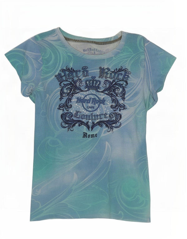 Ženska majica kratkih rukava Hard Rock Cafe Rome Graphic UK 8 Small Multicolored