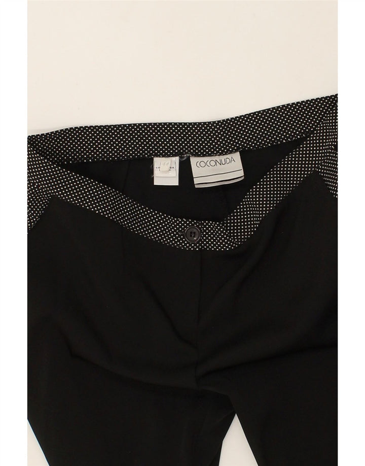 COCONUDA Womens Bootcut Casual Trousers IT 44 Medium W32 L32 Black | Vintage Coconuda | Thrift | Second-Hand Coconuda | Used Clothing | Messina Hembry 
