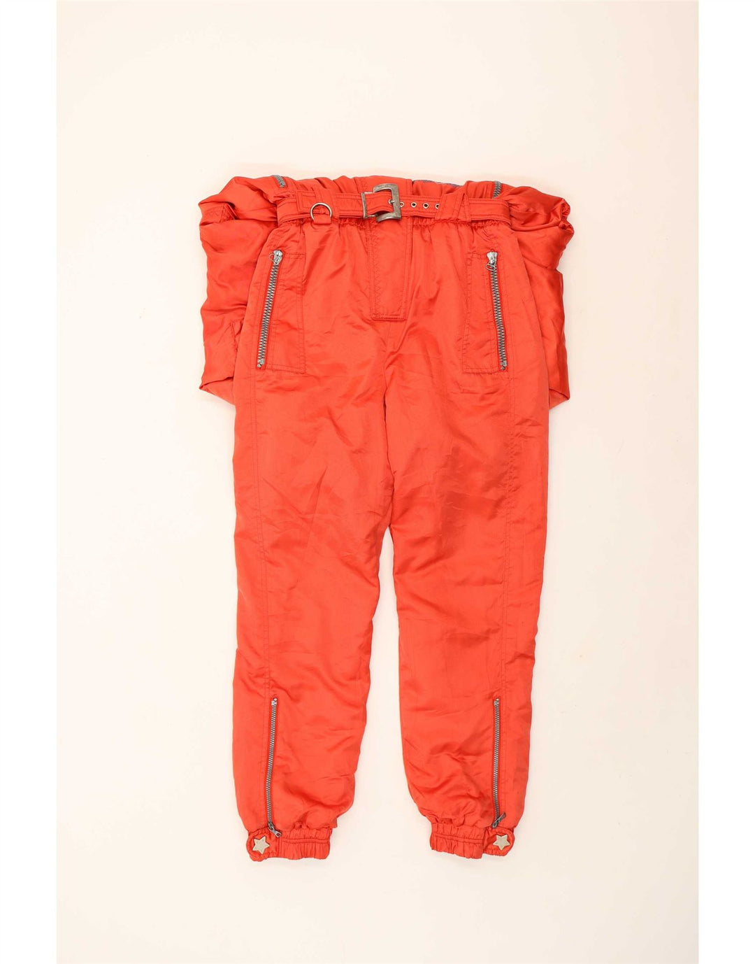 Silvy Dame Loose Fit Hætte Ski Jumpsuit IT 44 Medium Red Winter