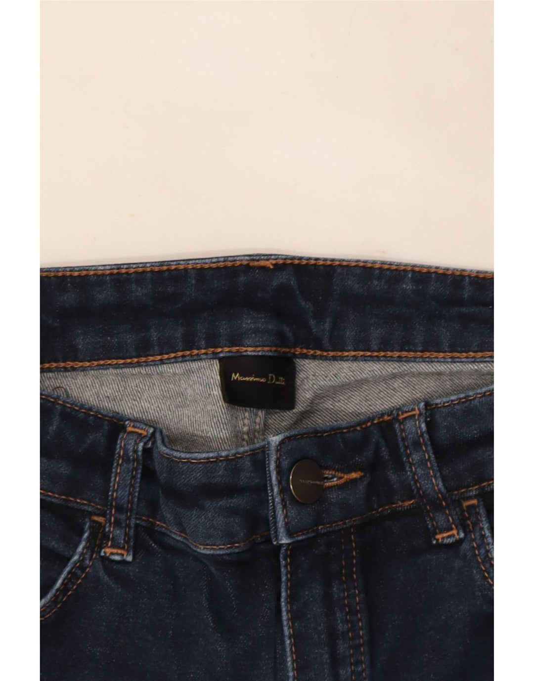 Vaqueros Massimo Dutti Mujer Slim W28 L26 Azul Marino