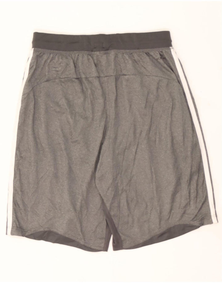 ADIDAS Mens Aeroready Sport Shorts Small Grey Polyester Vintage Adidas and Second-Hand Adidas from Messina Hembry 