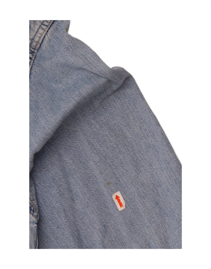 Wrangler muška traper košulja kratkih rukava Srednje plava