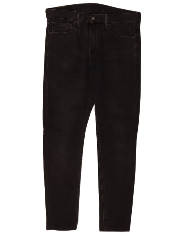 Levi's Mens 510 Skinny Jeans W33 L29 Black Cotton