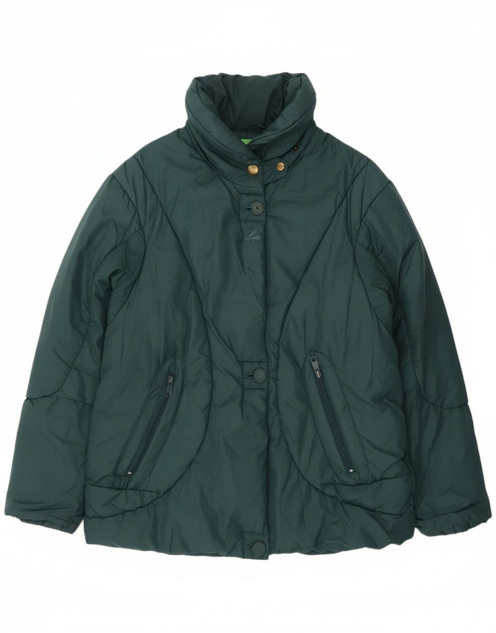 LOTTO Womens Padded Jacket UK 18 XL Green Vintage Lotto and Second-Hand Lotto from Messina Hembry 