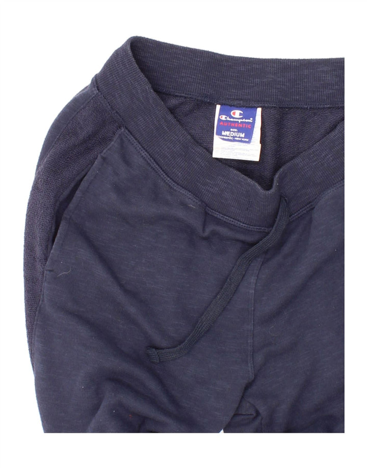 CHAMPION Womens Graphic Tracksuit Trousers UK 12 Medium  Navy Blue Vintage Champion and Second-Hand Champion from Messina Hembry 