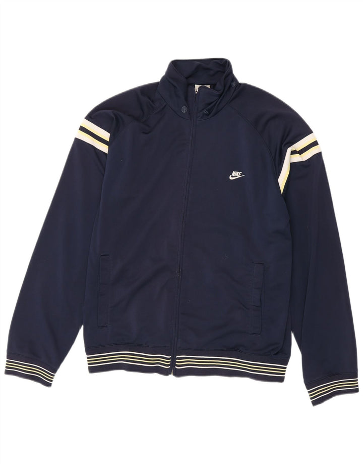 Giacca da tuta da uomo Nike, giacca media, blu navy, in poliestere