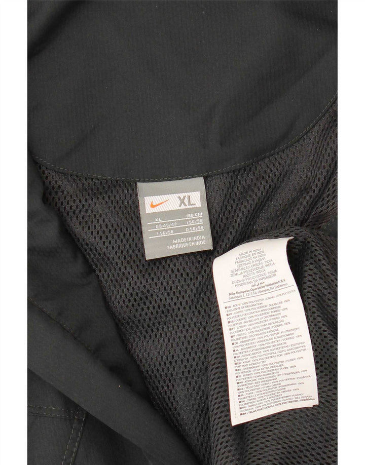 Giacca da tuta da uomo Nike UK 45/47 XL Poliestere color block nero
