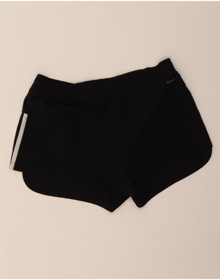 Adidas Womens Climalite Sportshorts UK 12/14 Medium Black Polyester