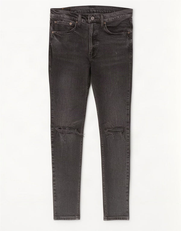 Levi's Uomo 519 Jeans skinny effetto vissuto W34 L28 Cotone grigio