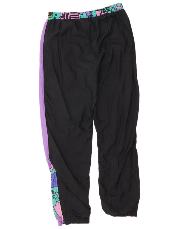 Dingo Hombre Pantalones De Chándal Joggers Small Negro Colorblock
