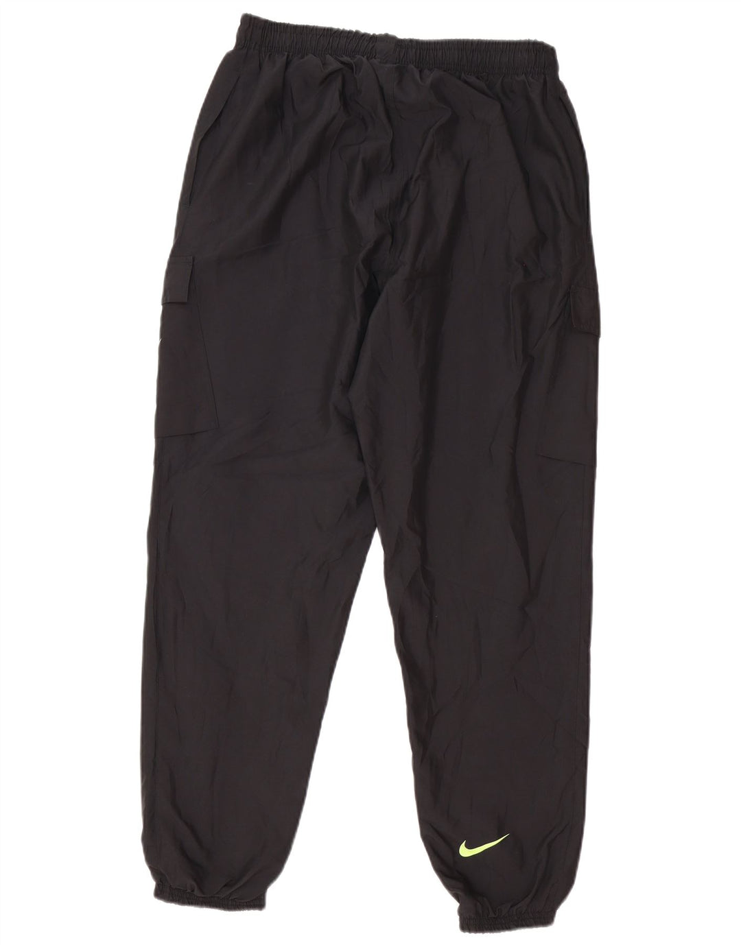 Calça de treino Nike masculina gráfica joggers grande poliéster preto
