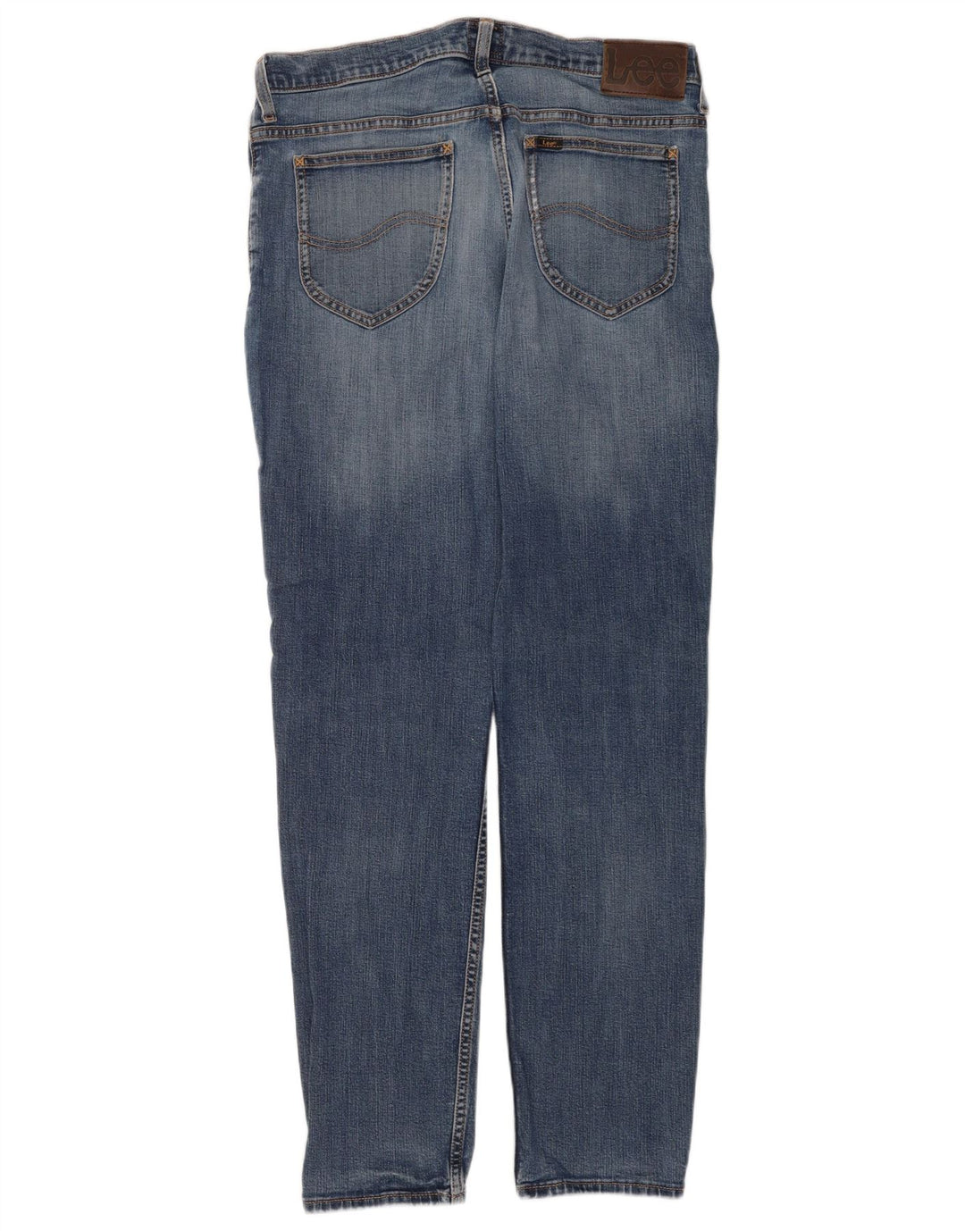 Lee Mens Rider Slim Jeans W33 L32 Blue Cotton